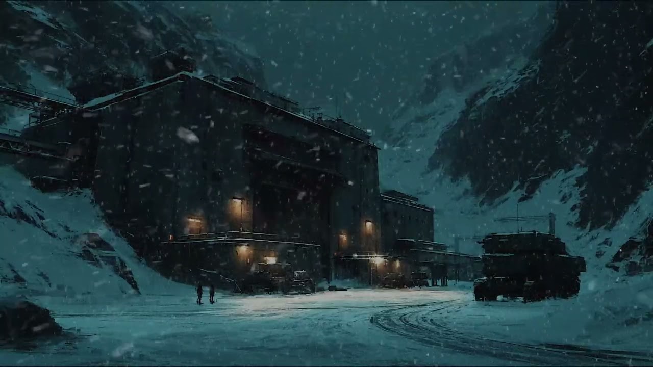 Post-Apocalyptic Winter Storm ❄️ Cozy Shelter White Noise for Calm Deep Sleep
