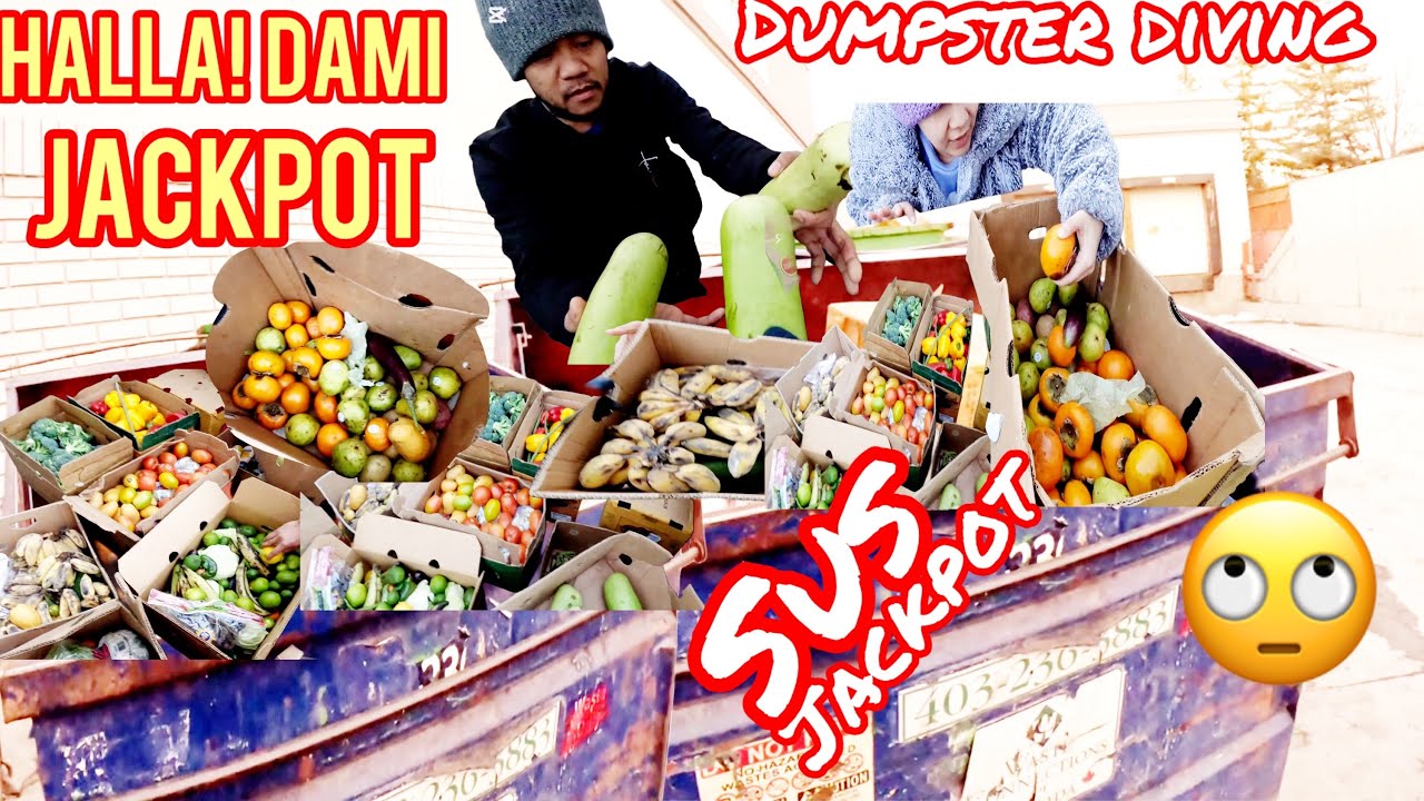DUMPSTER DIVING 😱BOX BOX ANG AKING NAHARBAT 😱BUHAY CANAD#trending #viral#jackpot