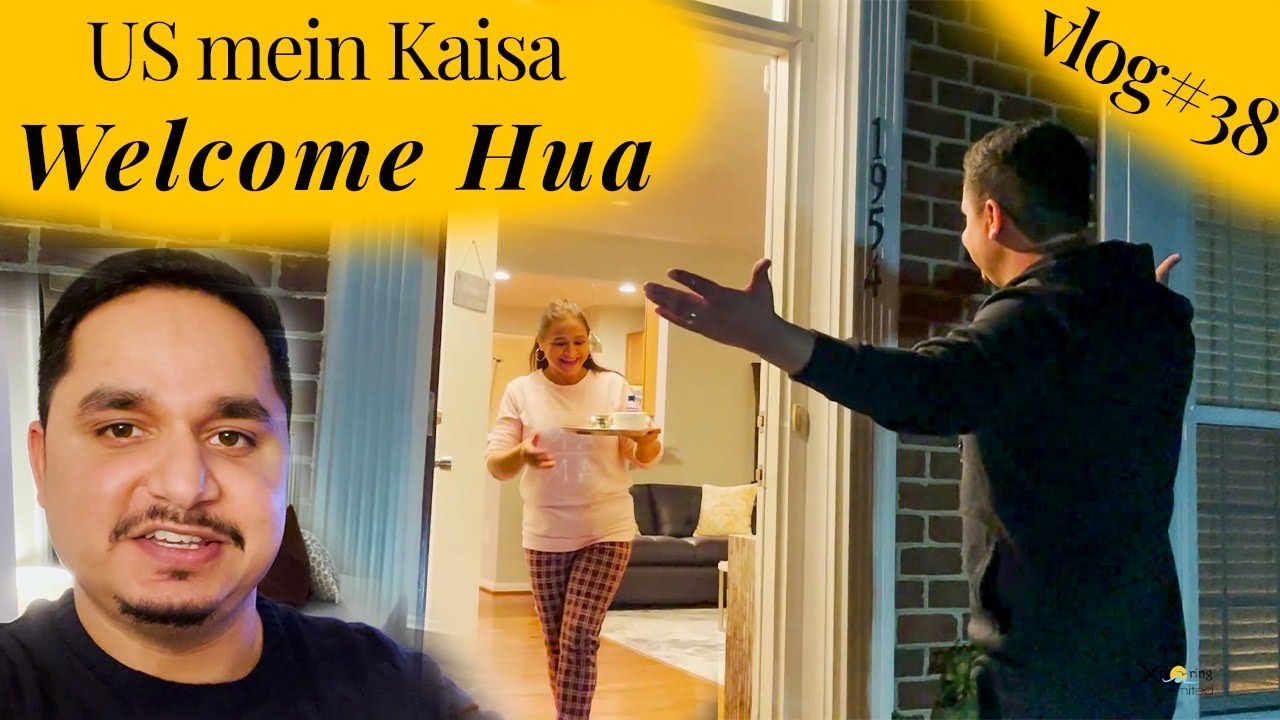 America mai INDIAN traditional welcome | Meeting them after 9 years | Canada to USA