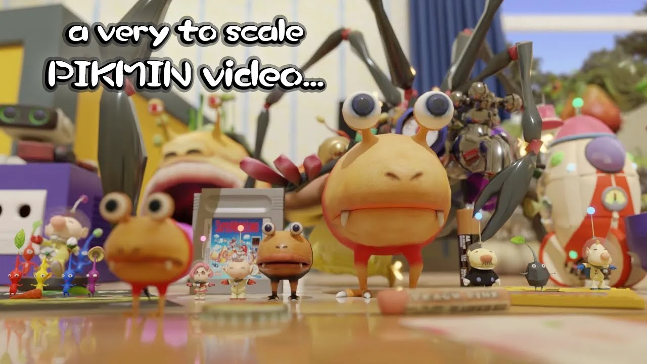 A very to scale Pikmin video (Pikmin Size Comparison)