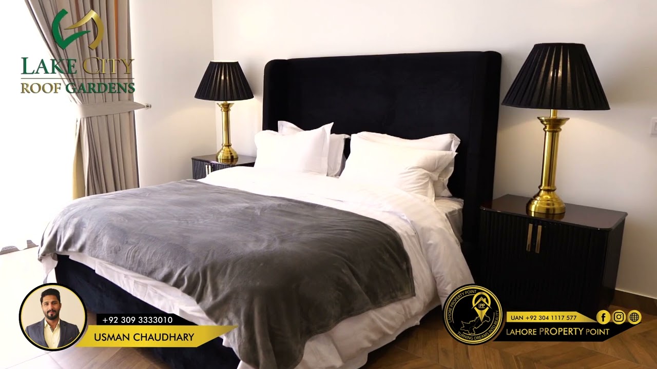 Lake City Roof Garden Luxury Apartment Live Visit Of Model Apartment by Lahore Property Point
