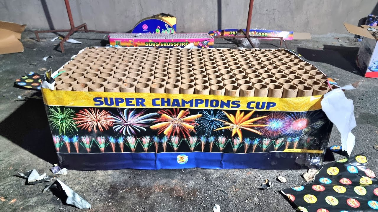 200 Shots Super Champions Cup by Diamond Fireworks - Caloocan City,  Philippines NYE 2023-2024
