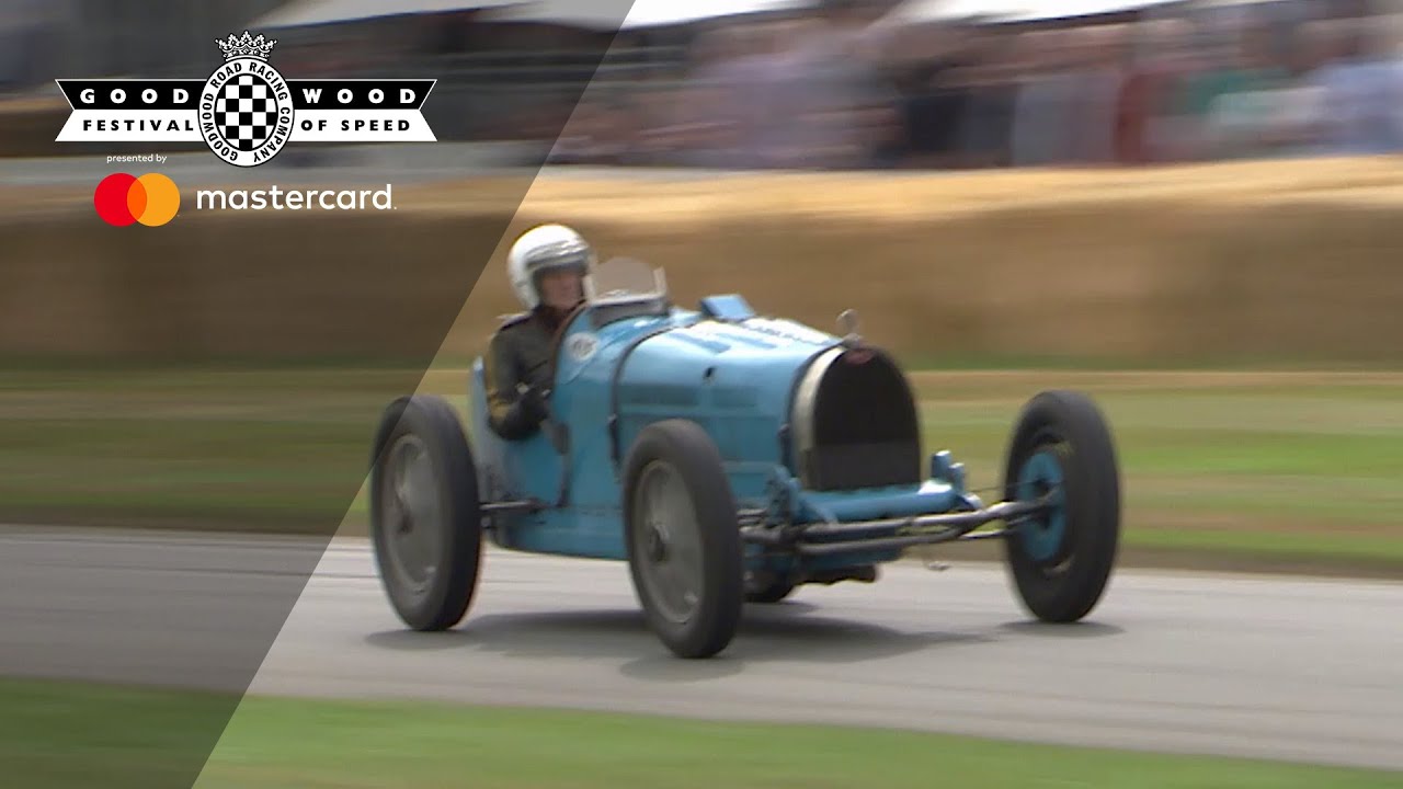 Classic Bugatti Type 35B hurled up FOS timed shootout