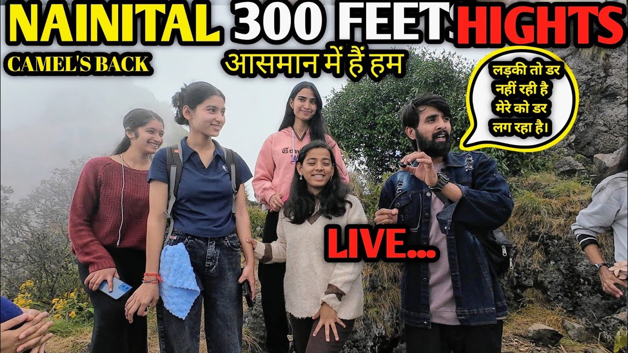 Indian girls 🧝 Angry on Me !! India Nainital UTRAKHAND Vlog!!  camels Back Uttarakhand 