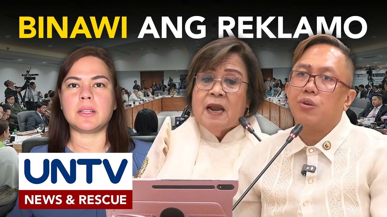 2nd impeachment complaint vs VP Sara, iniurong ng petitioners