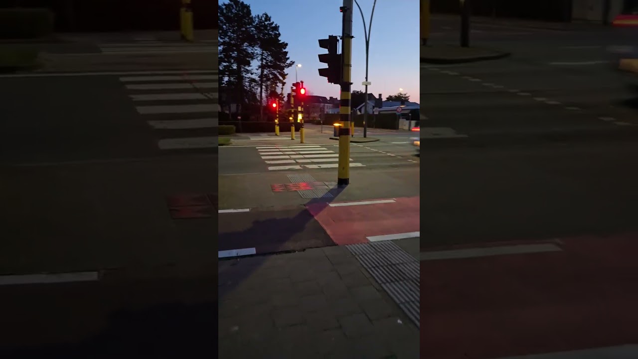 I like to walk - Walking along the evening street, spring 2026, Belgium, Europe 