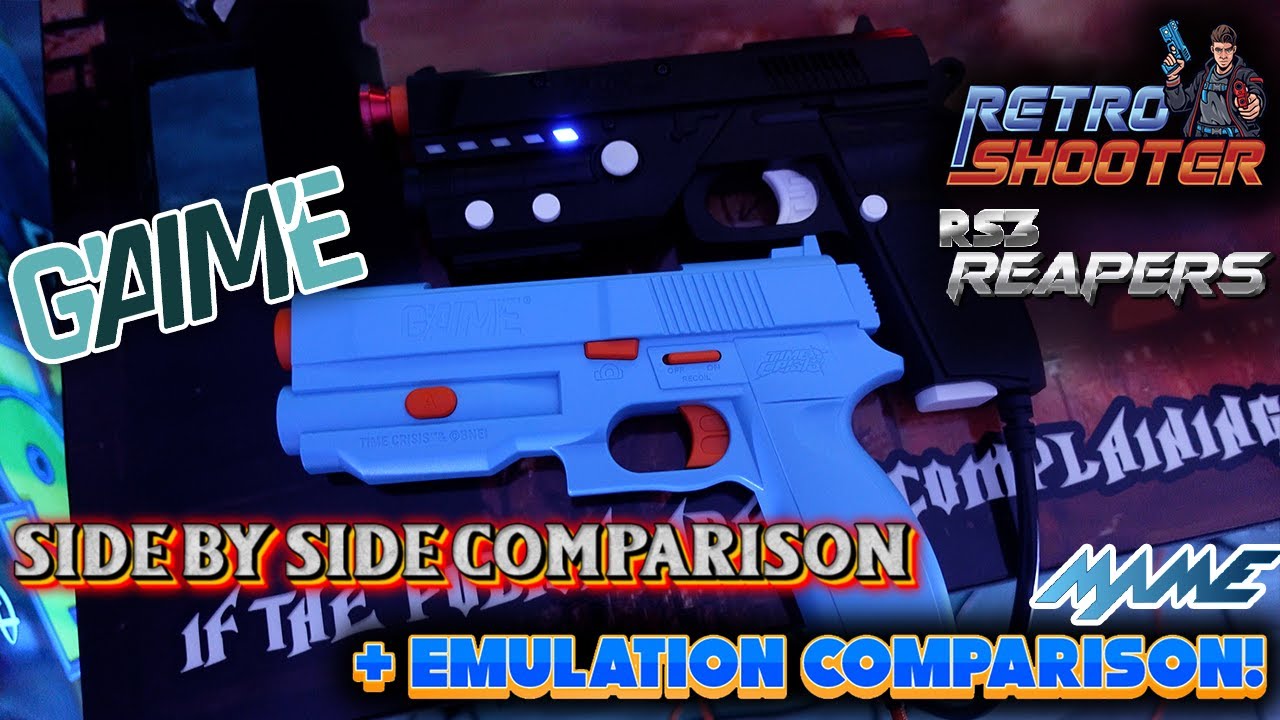 Гейм: LightGun против Retro Shooter Reapers! Физическое сравнение и сравнение эмуляции!