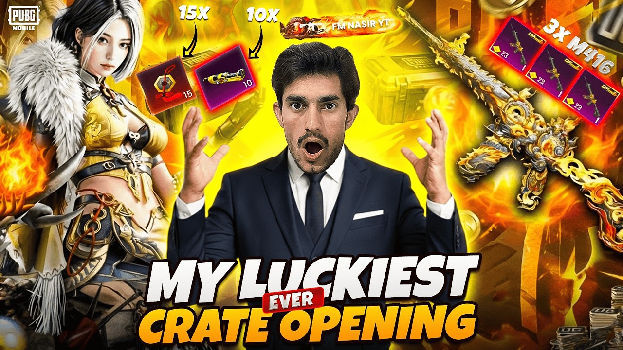 I GOT M416 3 TIME & 25 MATERIAL IN 16000uc 😱 FM NASIR YT