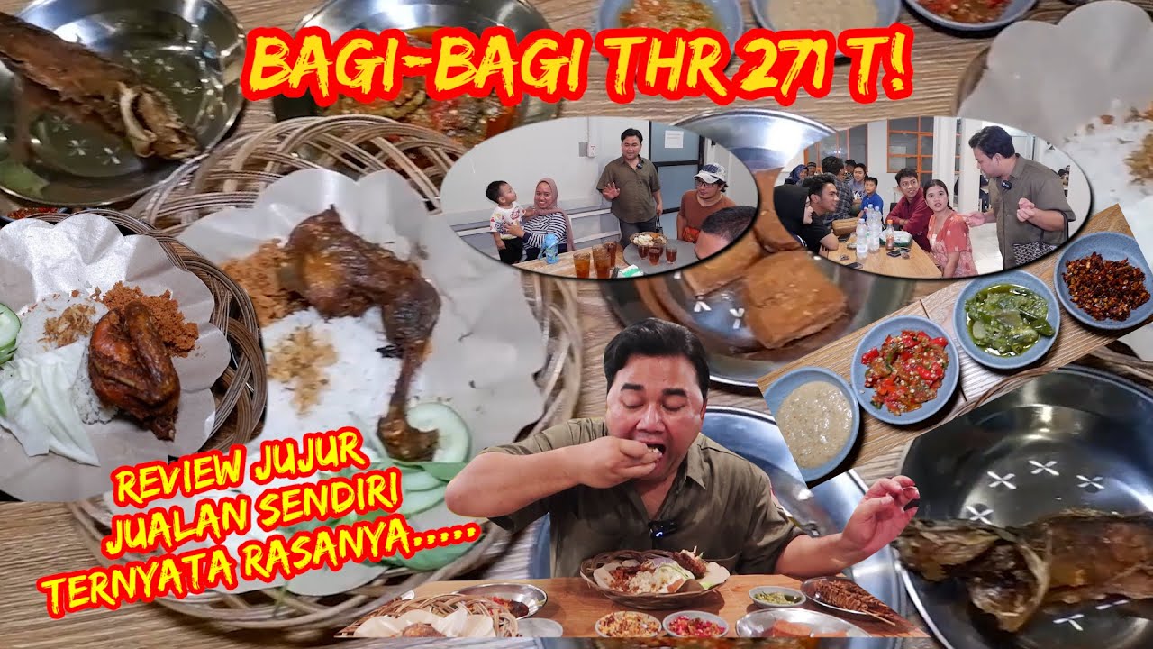 REVIEW JUJUR RESTORAN SENDIRI🔥BAGI-BAGI THR BUAT PENGUNJUNG DAN SELURUHBKARYAWAN‼️