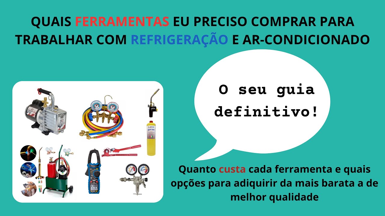 Quais Principais Ferramentas para Refrigeração e Ar-Condicionado com Valores Atualizados 2024