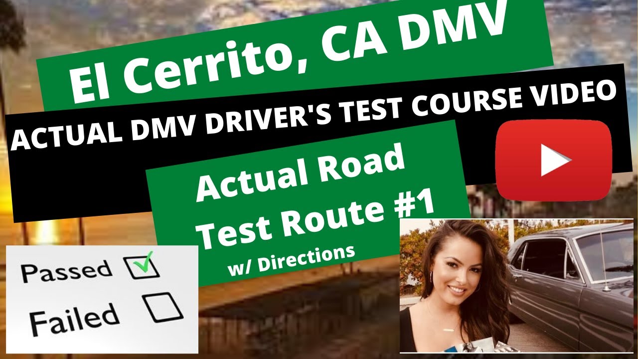 *ACTUAL TEST ROUTE* El Cerrito DMV Driver 1 Behind The Wheel Training Adult Education Online Course