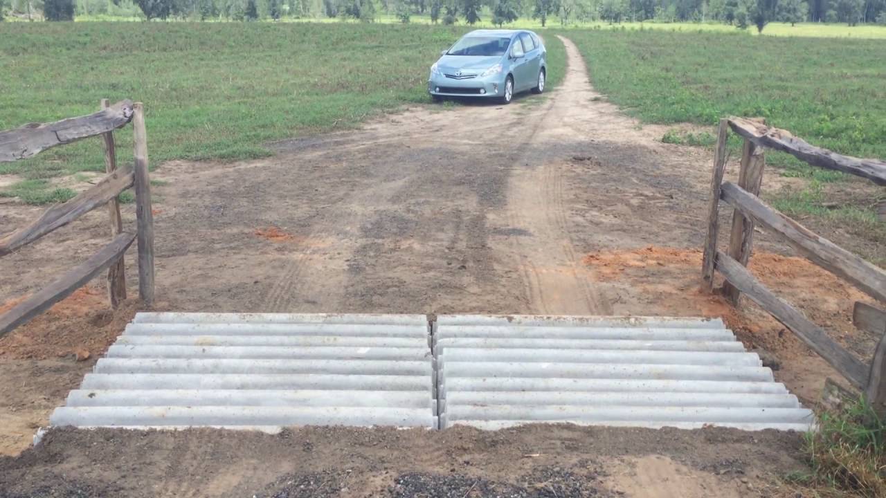 How to build your own cattle guard for less !