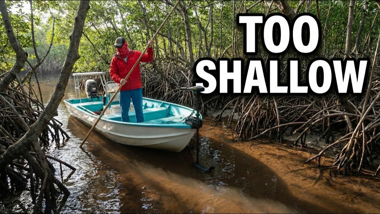 Fishing Matlacha at LOW Tide… We Almost Got Stuck