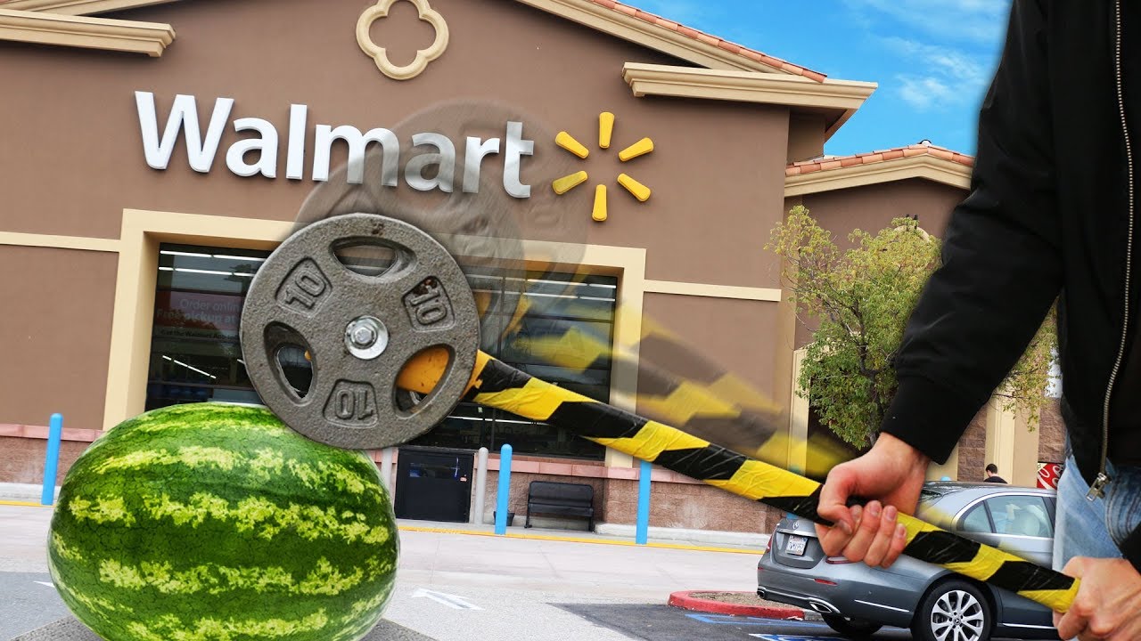 We Built Survival Weapons Using ONLY Items Found at Walmart!!