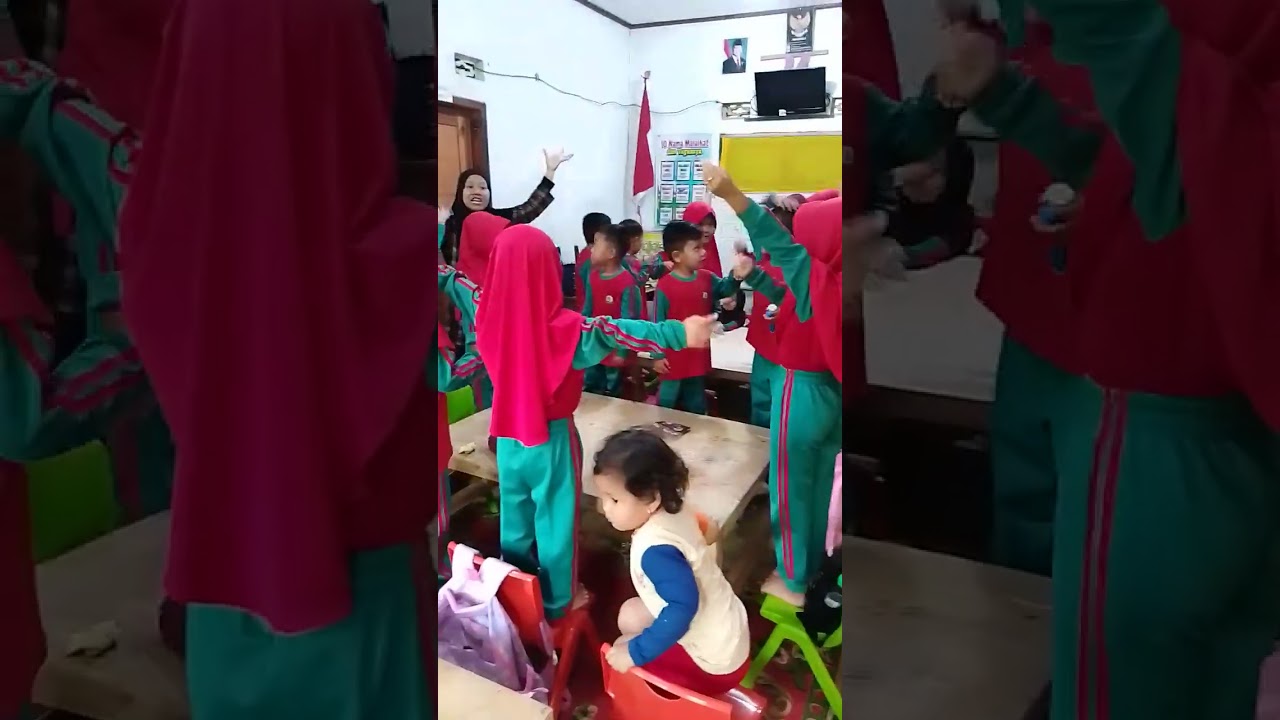 Kegiatan Relaksasi ice breaking sebelum kegiatan pembelajaran berlangsung 