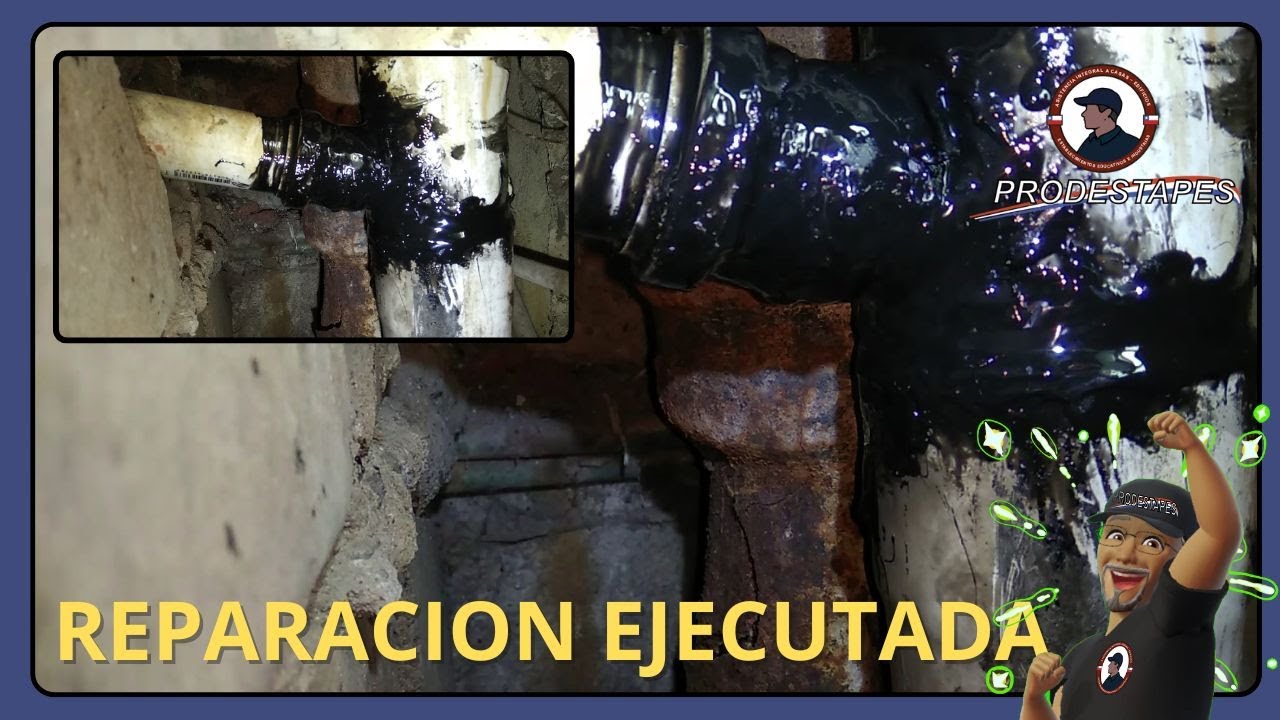 # 121 - REPARACIÓN GRIETA EN TUBO DE VERTICAL EDIFICIO