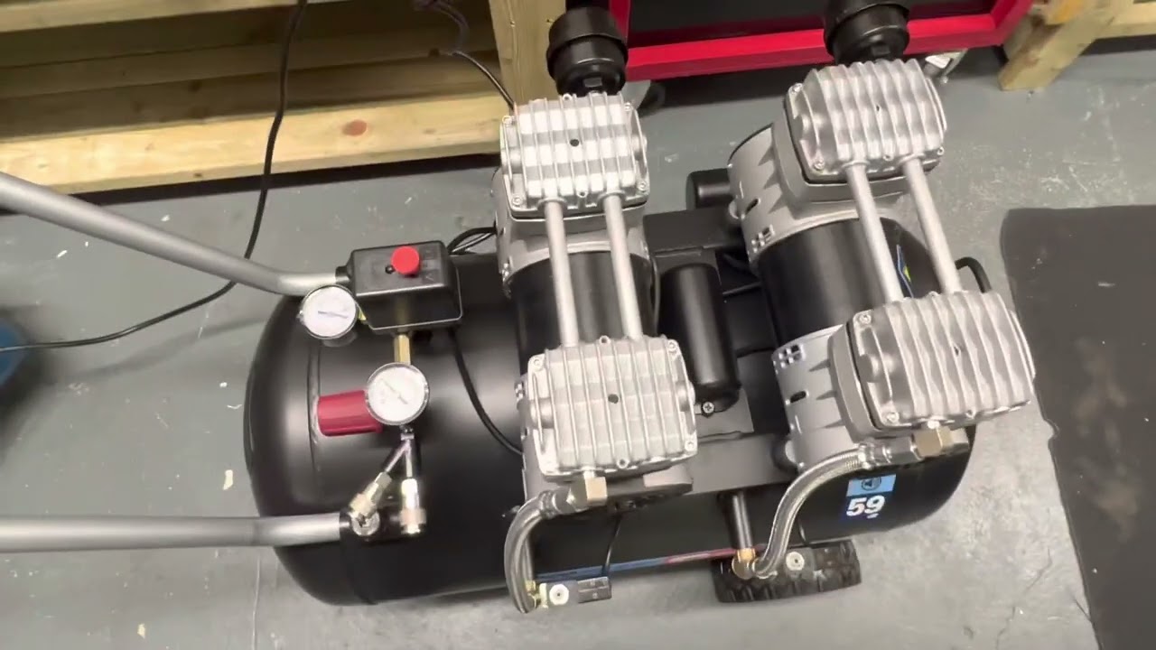 SIP QT100/10 Low Noise Air Compressor Fill time and Performance