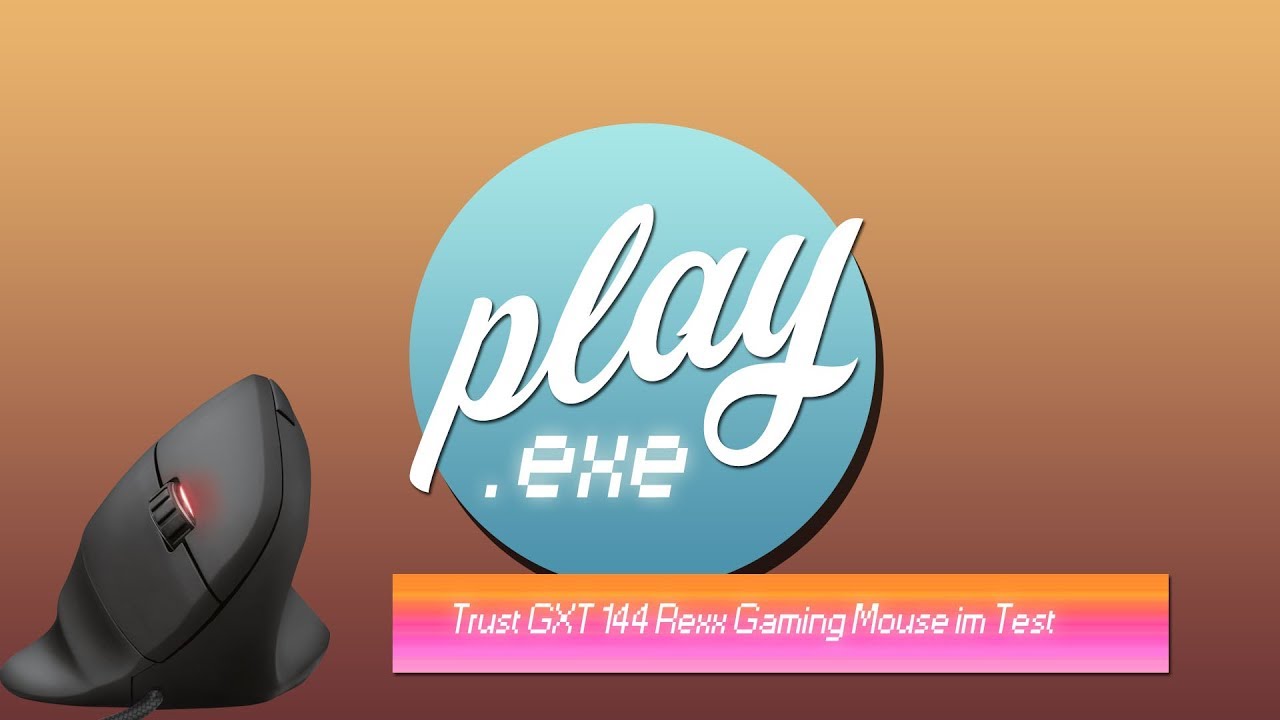 Eine vertikale Maus zum zocken? Trust GXT 144 Rexx Gaming-Maus im Test