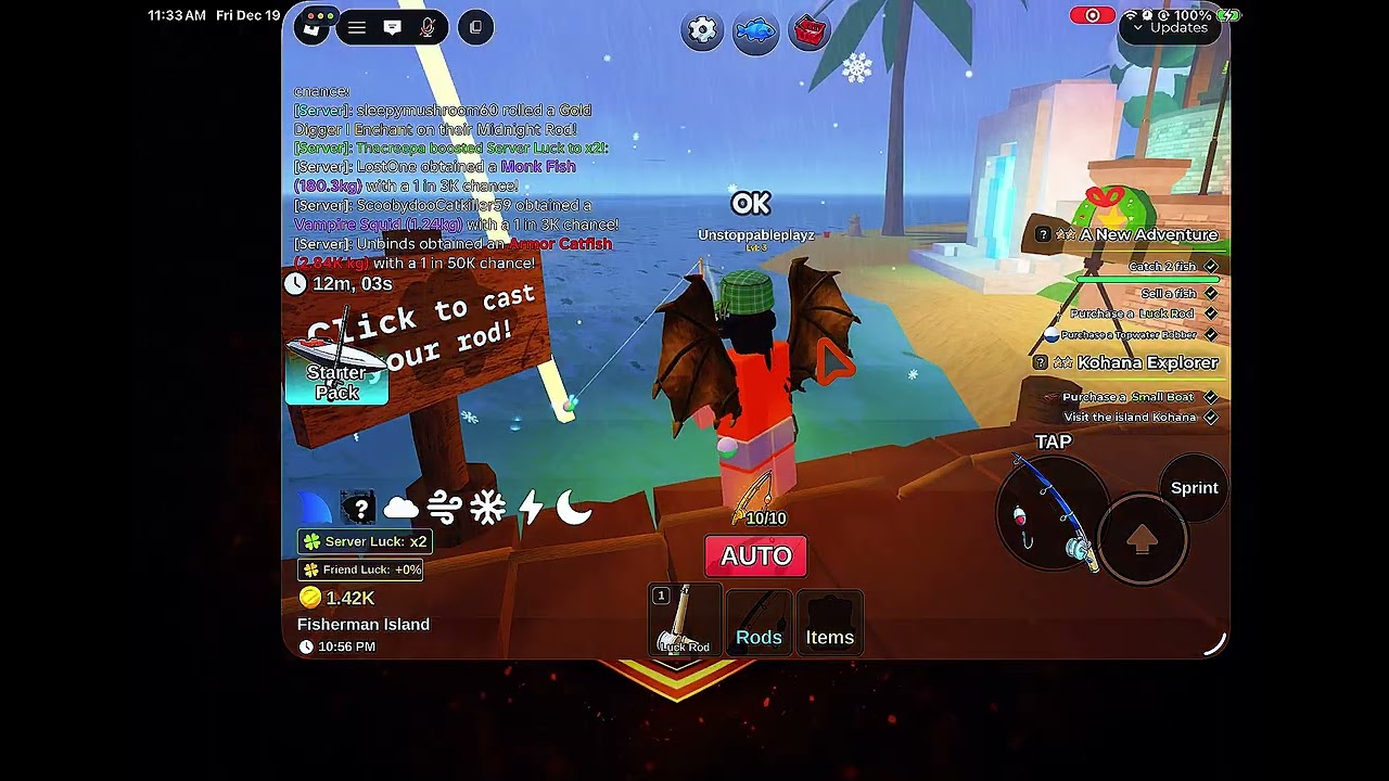 Try a new game Friday-fish it 🐠🎣 [ROBLOX]