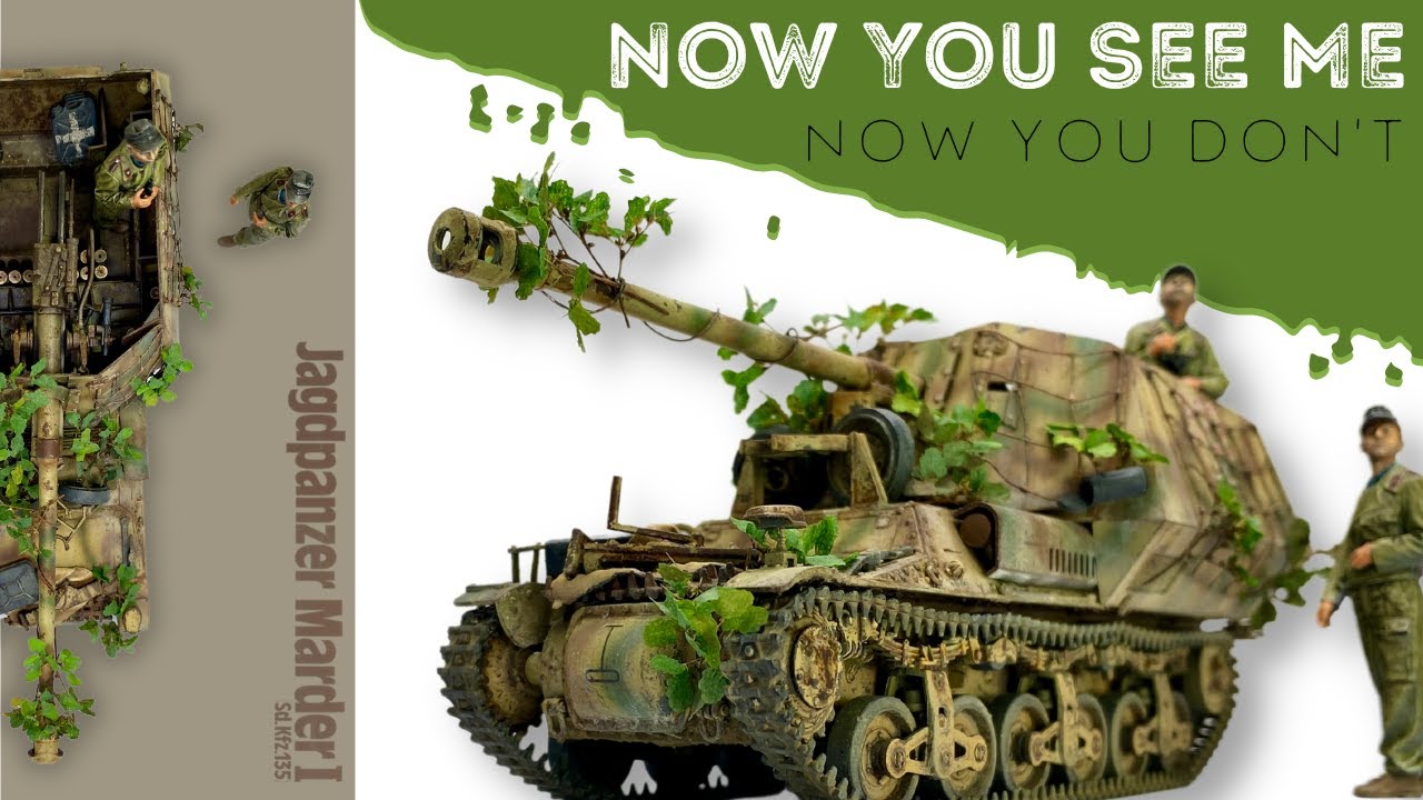 Covering A Marder I With Leaves And Stowage