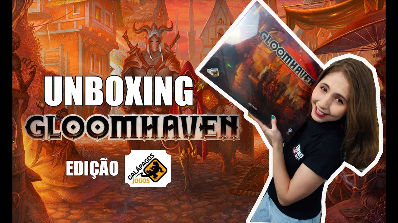 Unboxing l Gloomhaven - Edição Galápagos