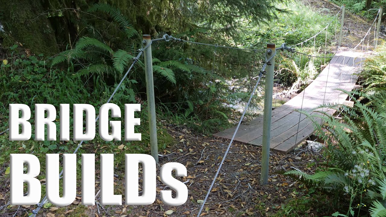 Footbridges I've built - Suspension, Arch and Beam