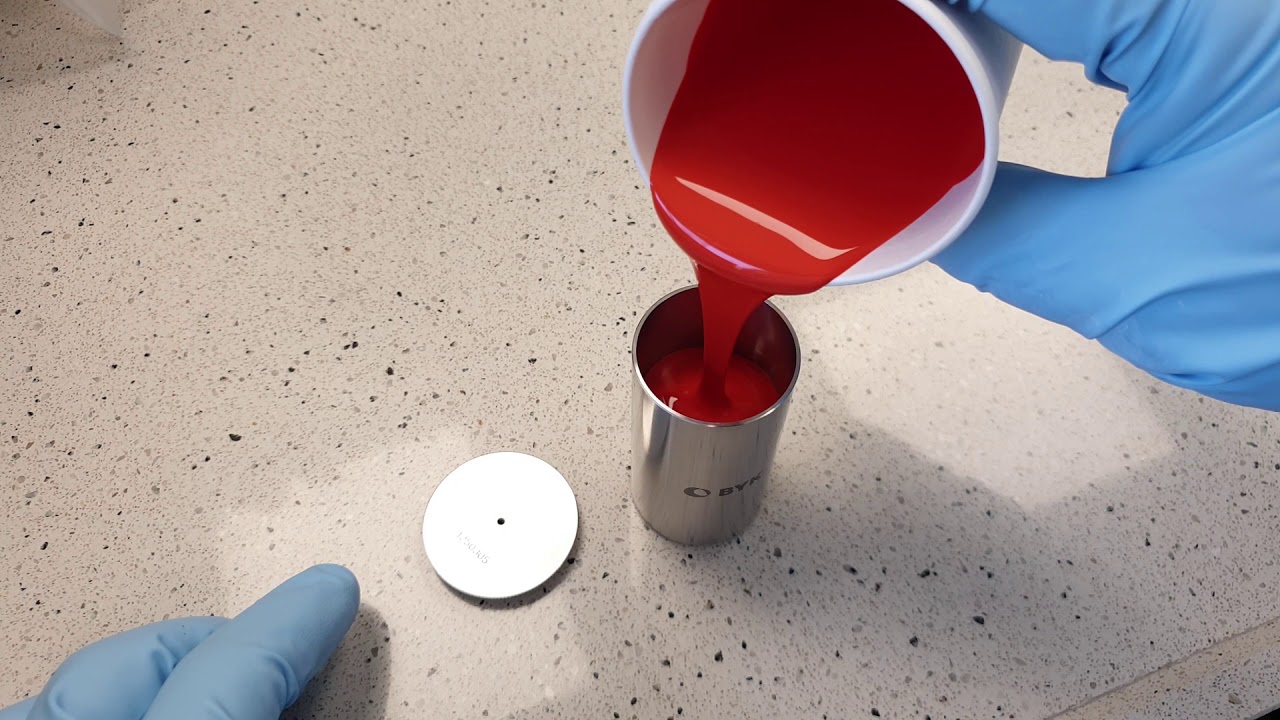 Weight per gallon ASTM D1475 [Paint Testing]
