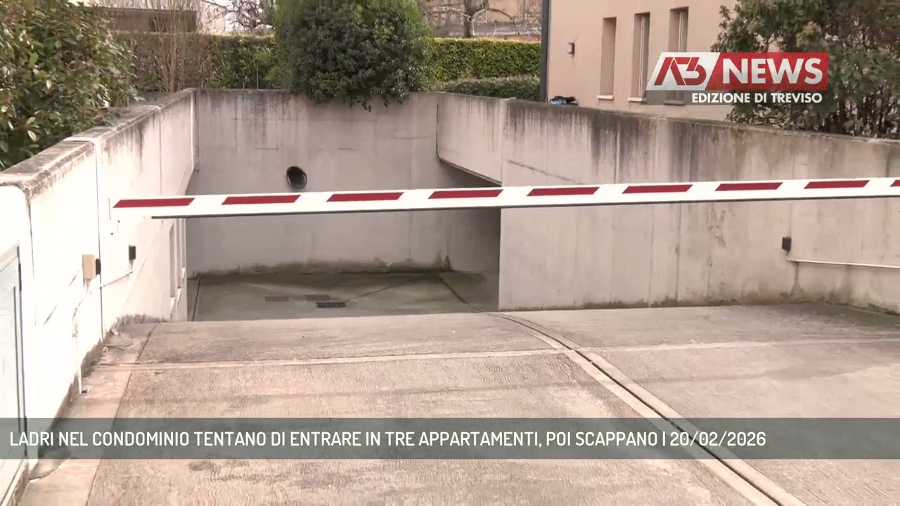 LADRI NEL CONDOMINIO TENTANO DI ENTRARE IN TRE APPARTAMENTI, POI SCAPPANO | 20/02/2026