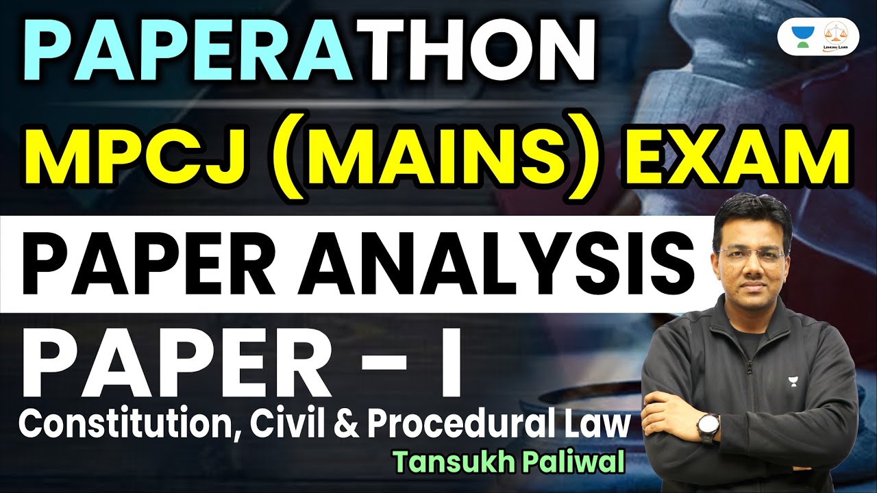 MP CJ Mains Exam Live Solution | Judiciary Exams