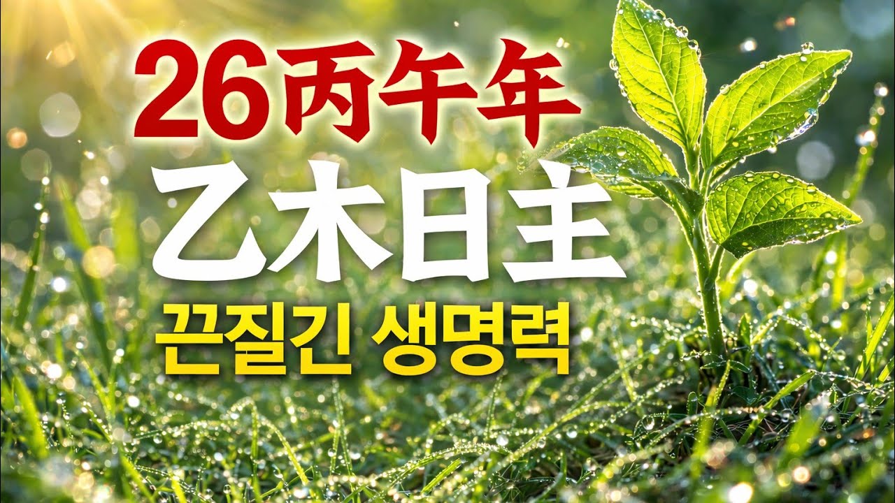 26.병오년 을목일주(해수지장간은 (수정)무갑임입니다