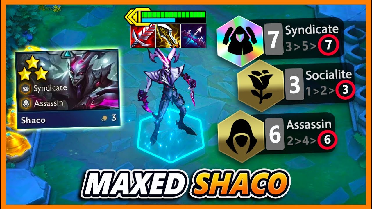 Fully Maxed Out Traits For Shaco (BEST Assassin Carry)