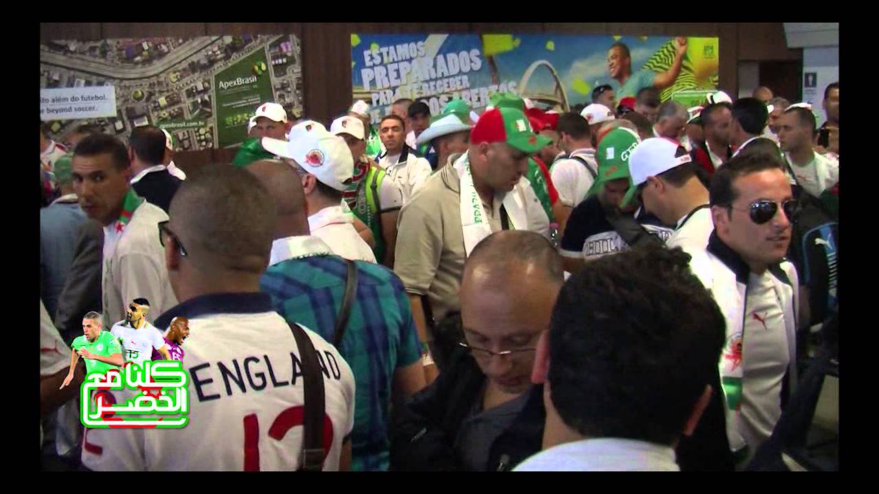 L' Arrivée des supporteurs Algeriens au Brésil