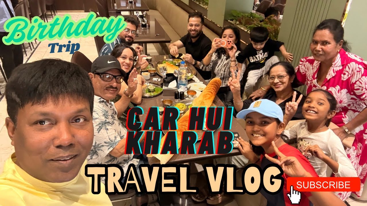 Gadi hui kharab Cab Se Travel Karna pada…Birthday Vlog Party Dance Full Dhamal…. 