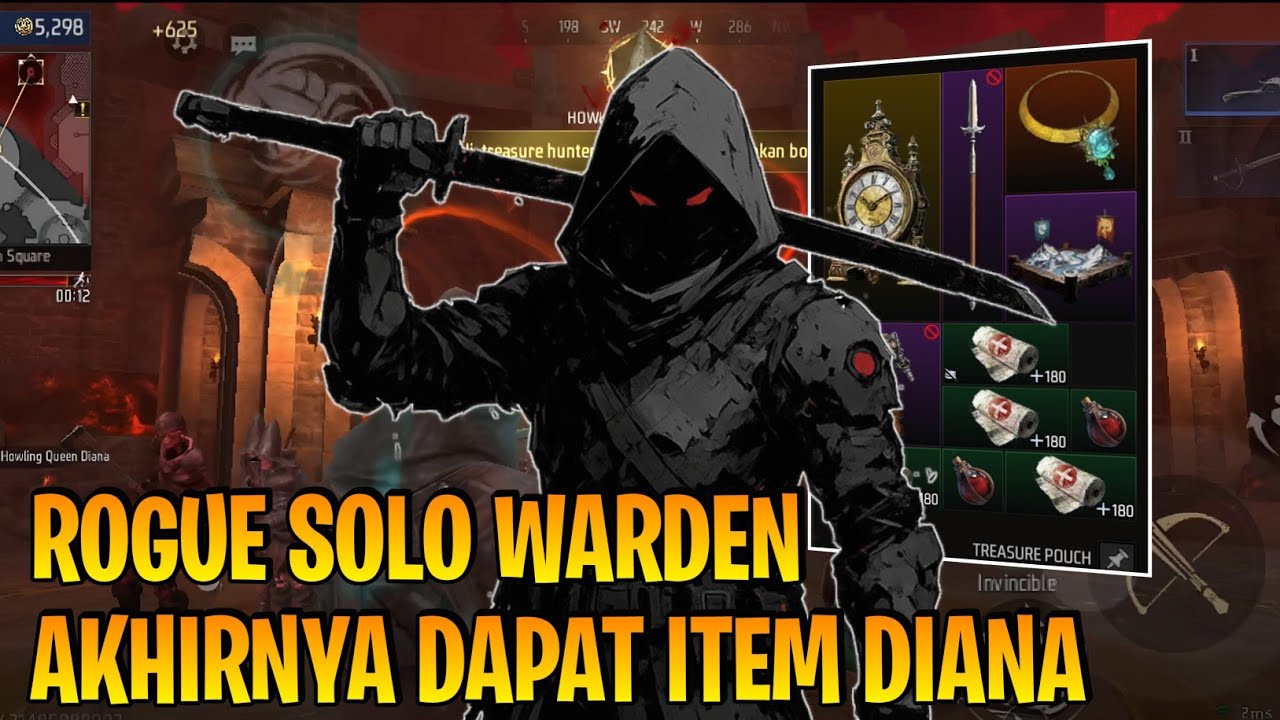 Rogue Solo Warden Akhirnya Dapat Item Merah Diana | Gold and Glory