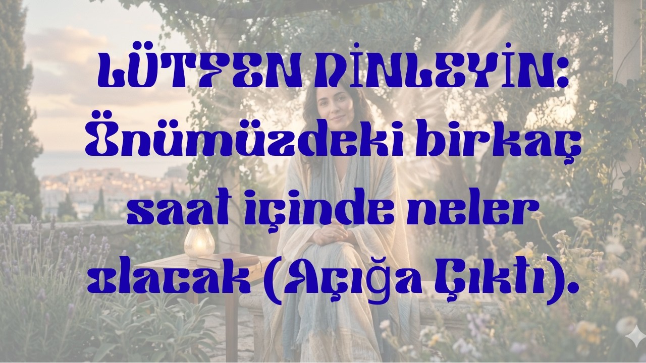 LÜTFEN DİNLEYİN: Önümüzdeki birkaç saat içinde neler olacak (Açıklanıyor)...