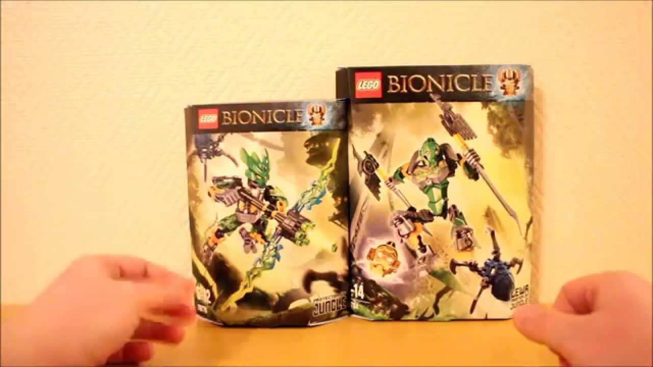 LEGO BIONICLE: 70784 Лева - Повелитель джунглей и 70778 Страж джунглей