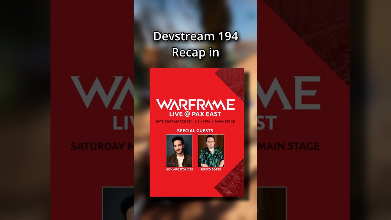 Devstream 194 Recap - Rated M for Mature #shorts #warframe #gaming #streamer #wfcc