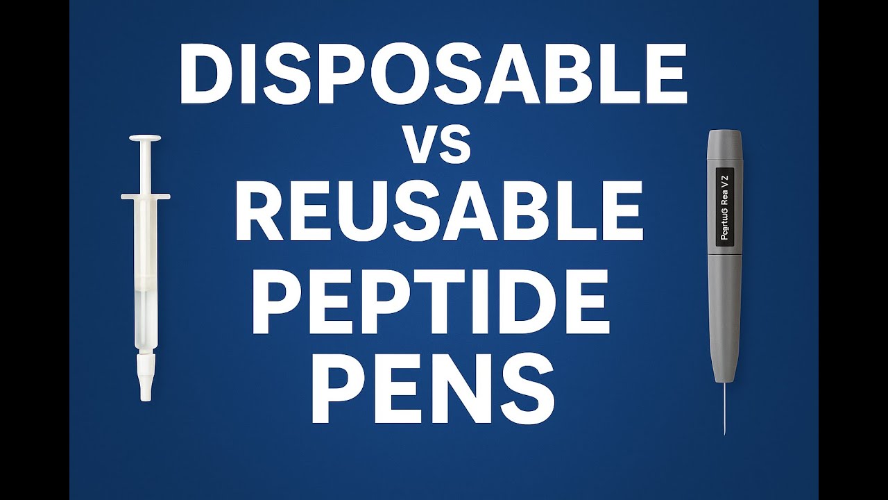 Disposable vs Reusable Peptide Pens | Accuracy & Differences Explained