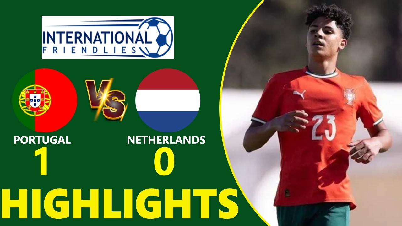 Portugal vs Netherlands Highlights 🔥 U16 International Friendly Match 2026