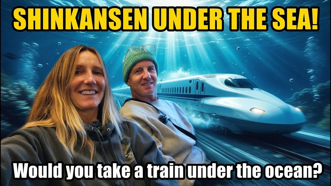 🚄 Would You Ride a BULLET TRAIN Under the Ocean?! 😱 Aomori to Hakodate Shinkansen | Seikan Tunnel