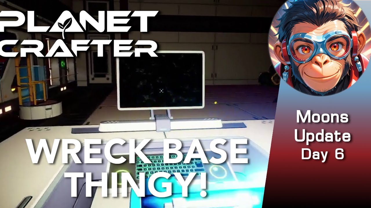 Planet Crafter Moons Update Playthru #6: Big Wreck Base!