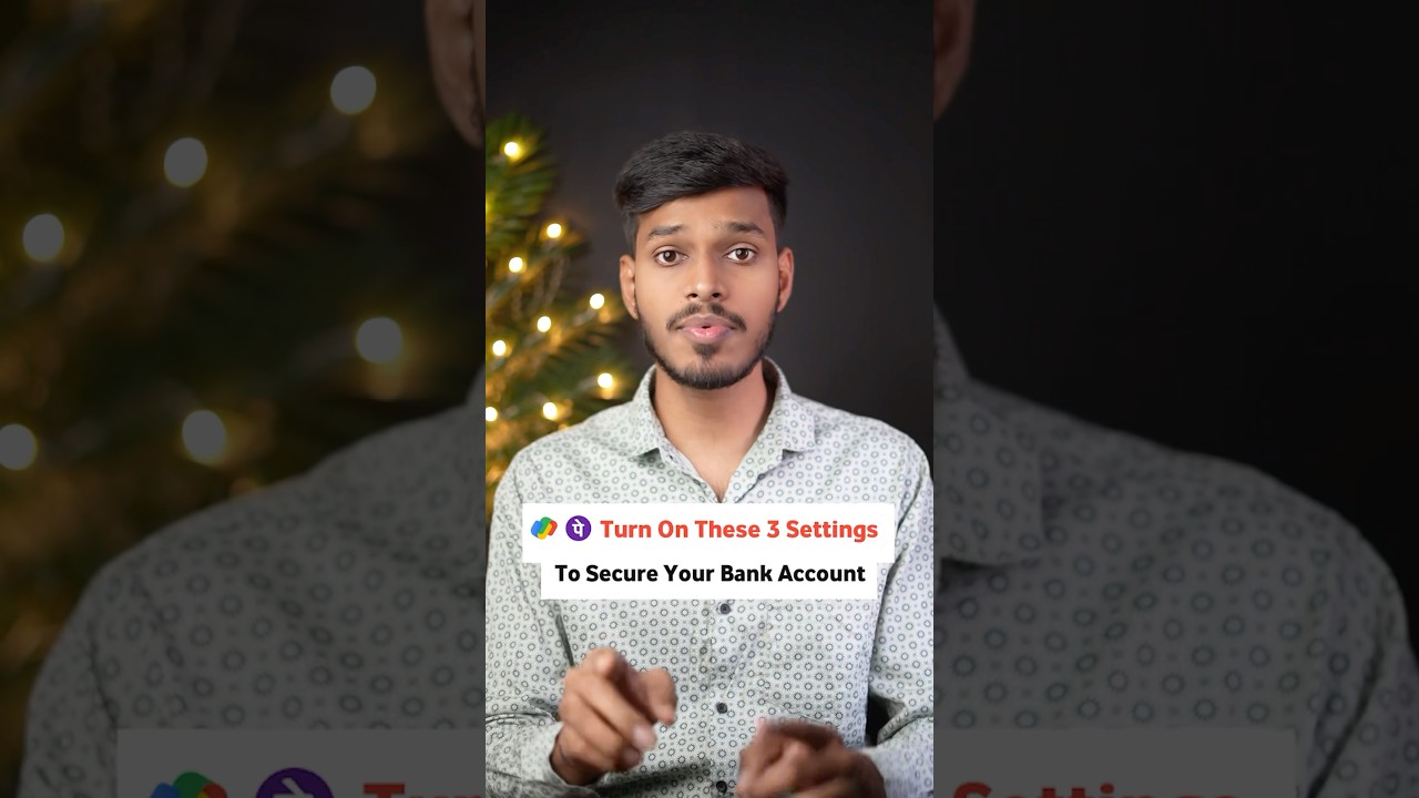 Secure Your Bank Account With These 3 Settings #shorts #techshorts