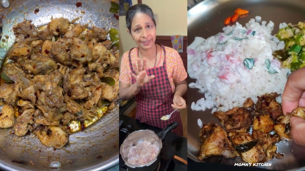 അമ്മയുടെ അമ്മായിയമ്മ സ്പെഷ്യൽ നാടൻകോഴിഉലർത്ത് ആദ്യമായി ഉണ്ടാക്കിയ അമ്മയോട് കഴിച്ചിട്ട് അപ്പ പറഞ്ഞത്😃