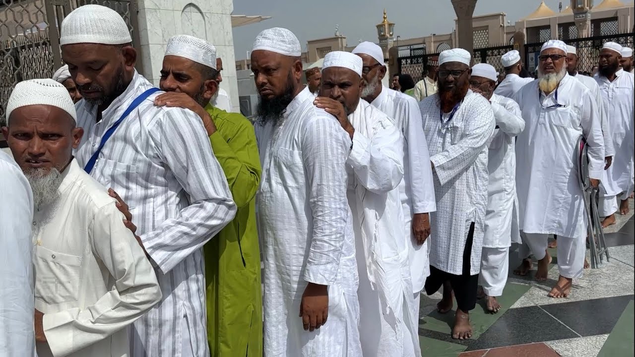 #AL- QASWA TOURS & TRAVELS ki janib se #riaz_ul_jannah_permit.Guide_ By_#Maulana_saddam_Hussain,