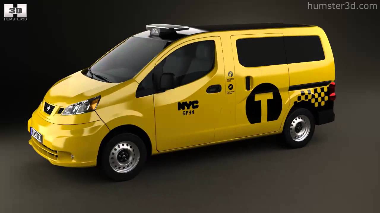 Nissan NV200 New York Taxi 2016 3D model by 3DModels.org