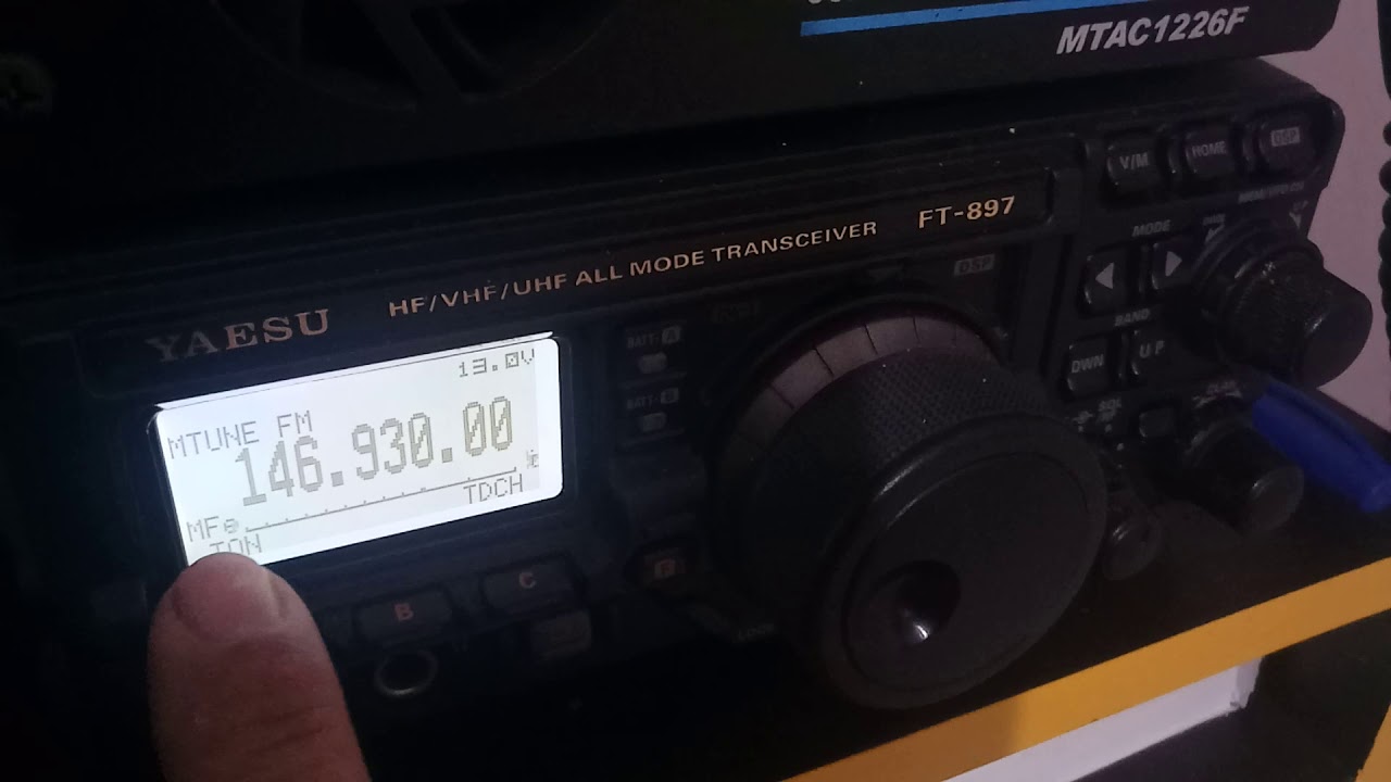 PU6XAN Acionar repetidora com YAESU FT 897 D