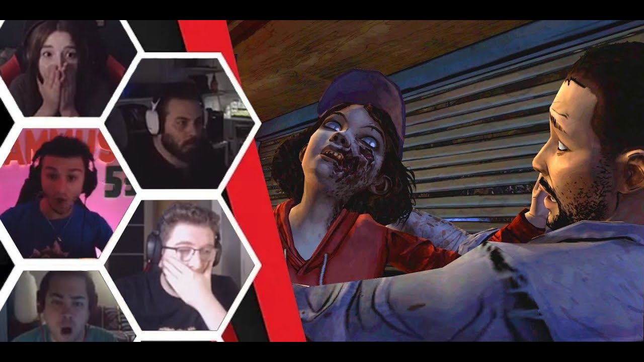 (SPOİLER) Yayıncıların ve Youtuberlar'ın Clementine'nin Zombiye Dönüşmesine (!) Tepkileri | TWD