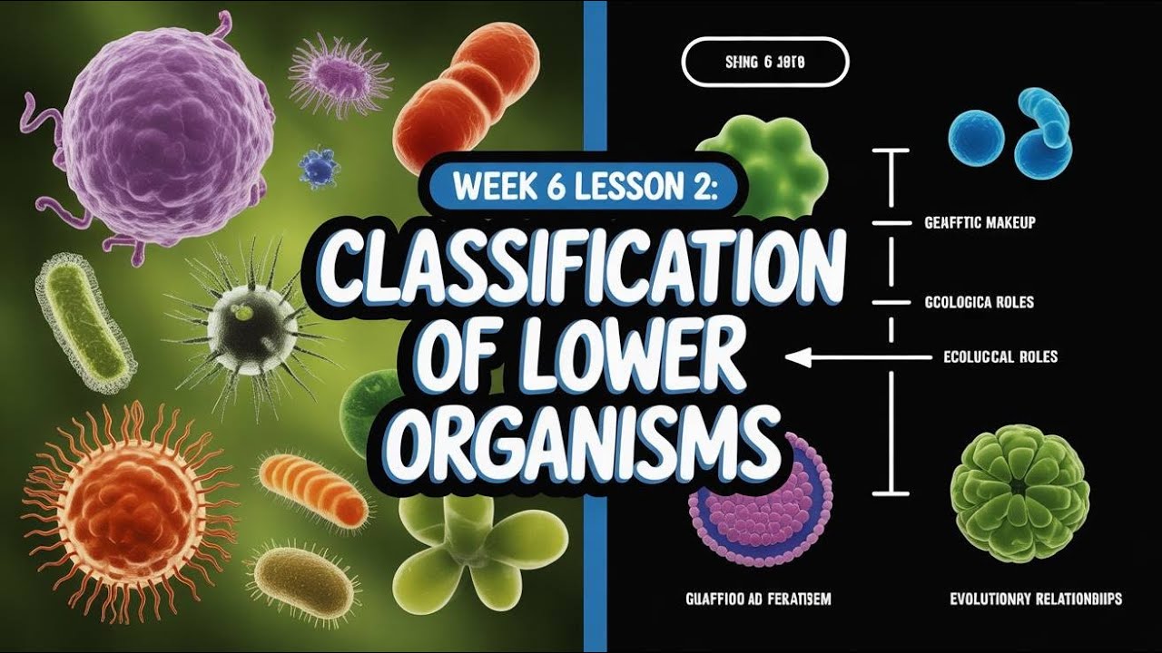 Classification of lower organisms