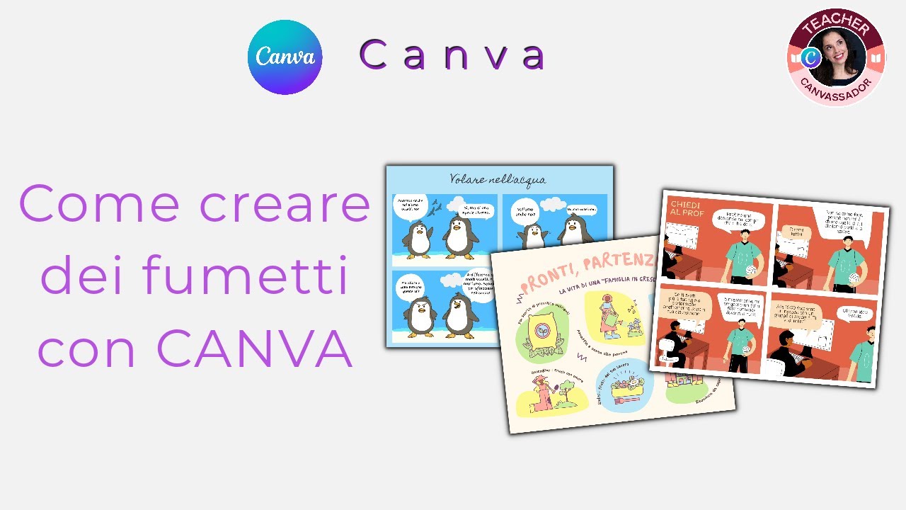 Tutorial completo per creare dei FUMETTI con CANVA