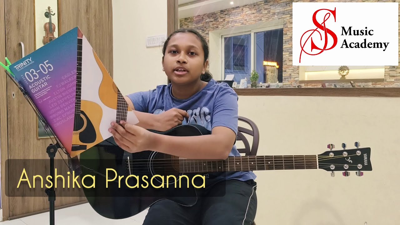 TRINITY | Grade 4 | Acoustic Guitar🎸 | Anshika Prasanna | SS Music Academy | 2025